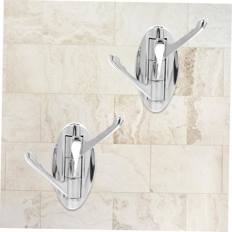 Jojofuny 2 Pack Wall Mounted Hooks For Bathroom Kitchen Towel Clothes Hat Bag - Image 4